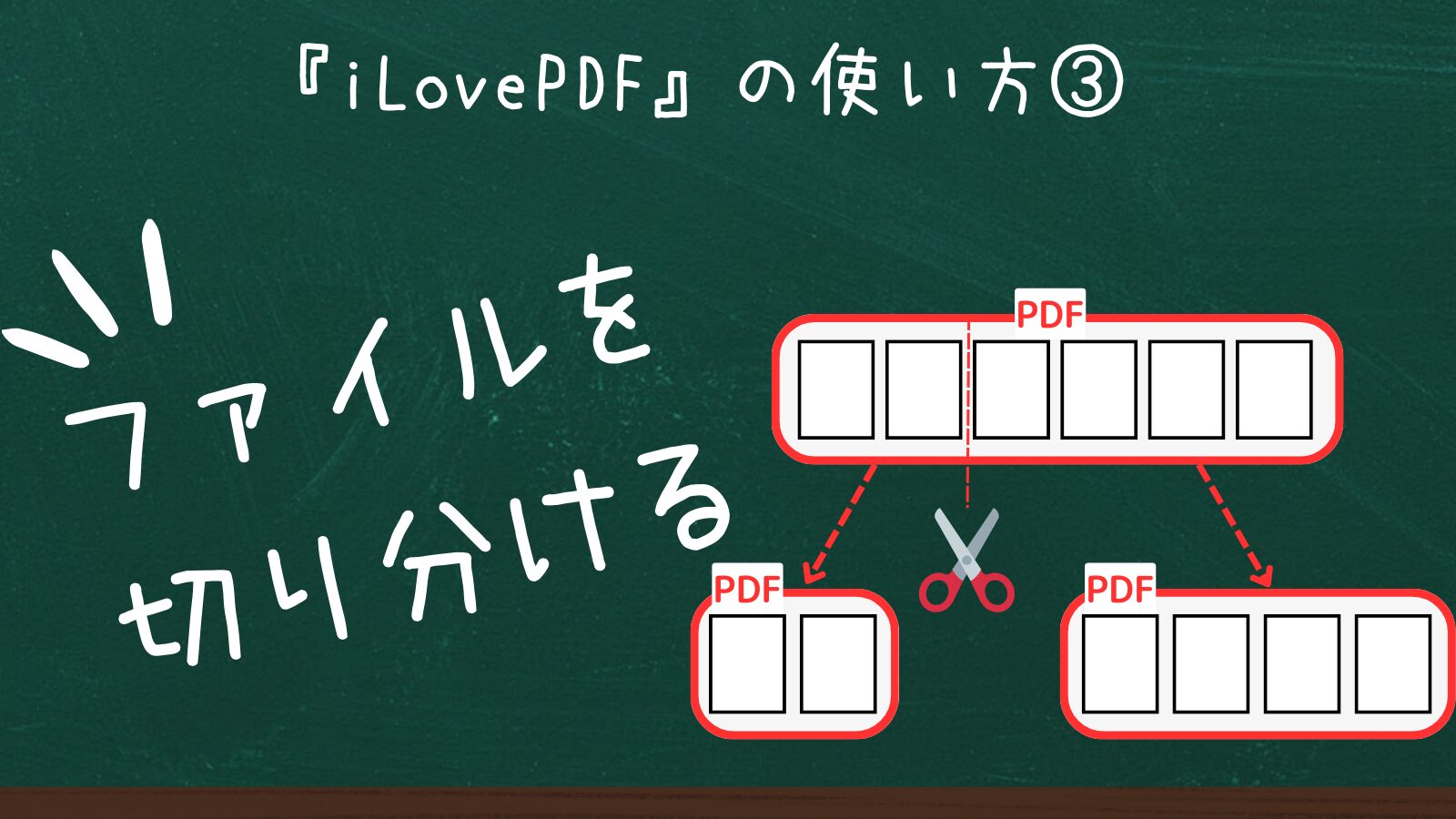 ファイルを切り分ける 『iLovePDF』使い方③ | ごぶごぶの製図ブログ
